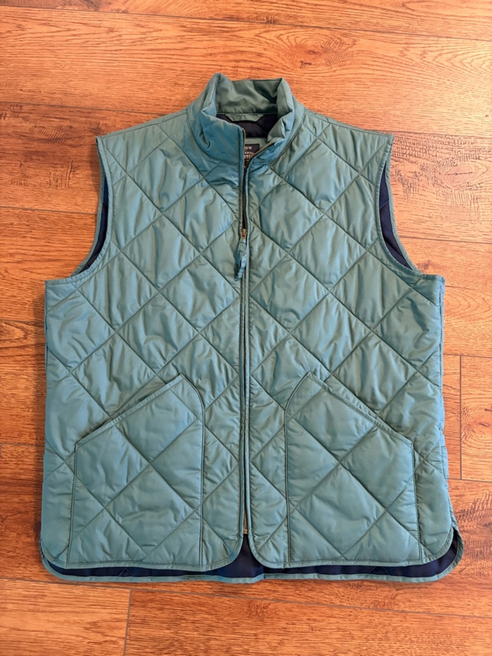 J.Crew Re-Imagined Quilted Vest Large Green Size L Men